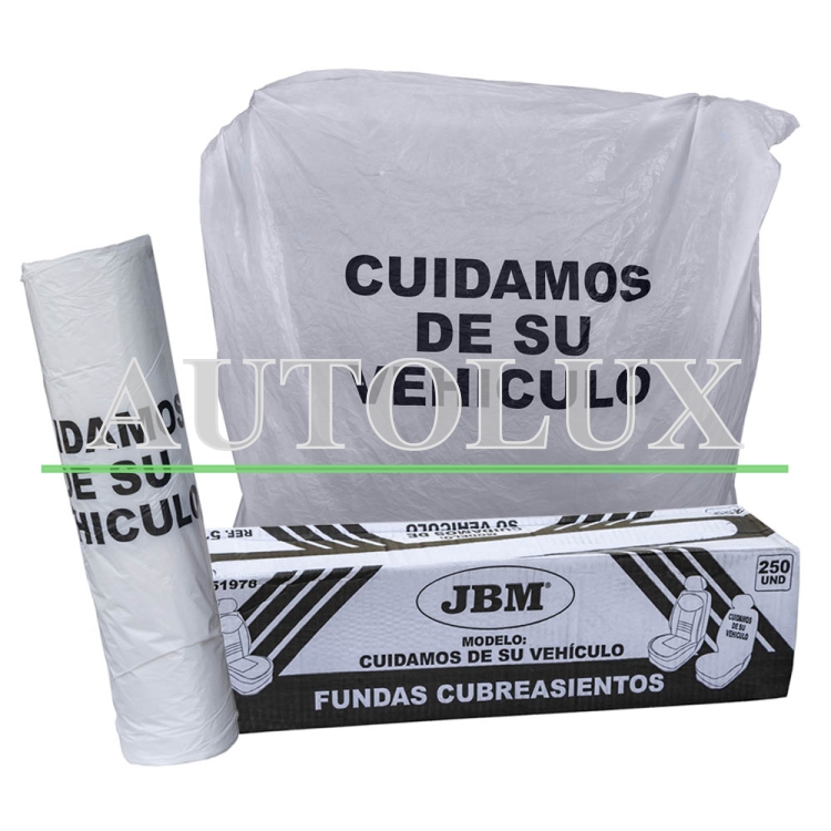 Rollo de fundas de protección 25mc 250uds.. Referencia JBM: 51978.