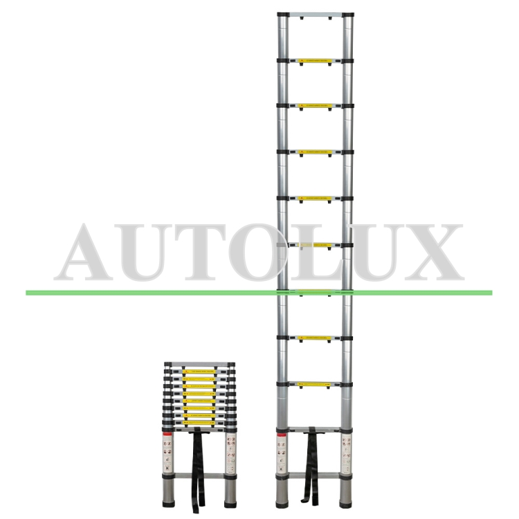 Escalera telescópica 10 peldaños. Referencia JBM: 51983.