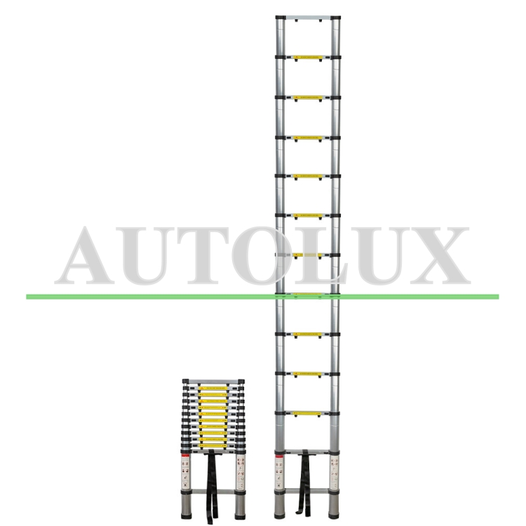 Escalera telescópica 12 peldaños. Referencia JBM: 51984.