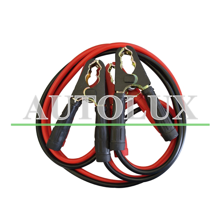 Cable de arranque con pinzas de latón 11mmx2 / 2,5m. Referencia JBM: 52069.