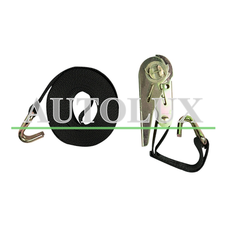 Cinta de sujeción con tensor 8m x 25mm. Referencia JBM: 52327.