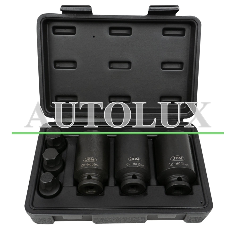 Set vasos impacto y puntas 1/2