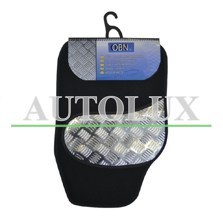 Juego de alfombras de moqueta - talonera plástica. Referencia JBM: 52534.