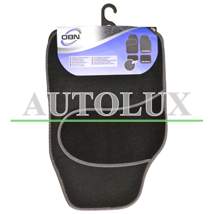 Juego de alfombras de moqueta - talonera moqueta. Referencia JBM: 52535.