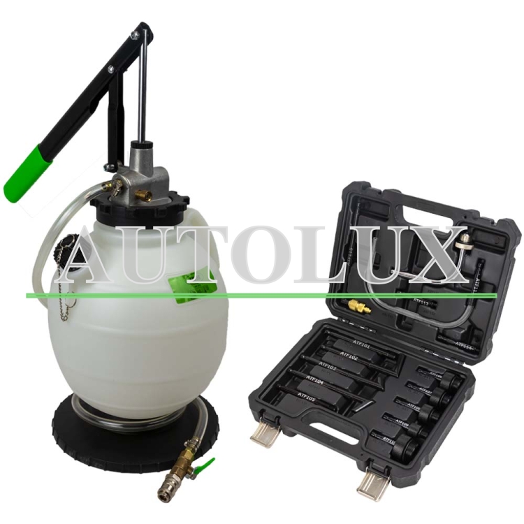 Bomba llenado sistema transmisión con 15 adaptadores. Referencia JBM: 52797.