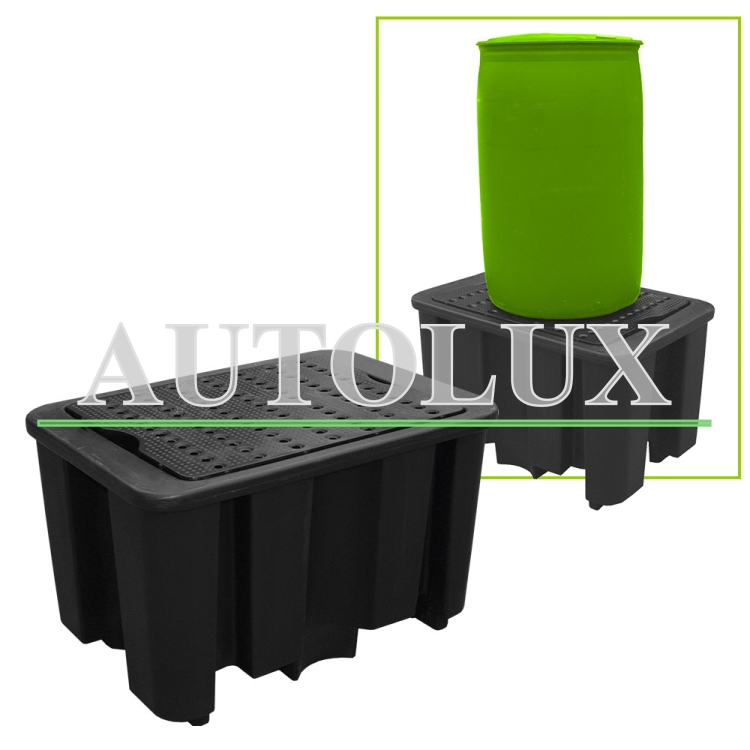 Cubeto retención 1 bidón vertical. Referencia JBM: 52804.