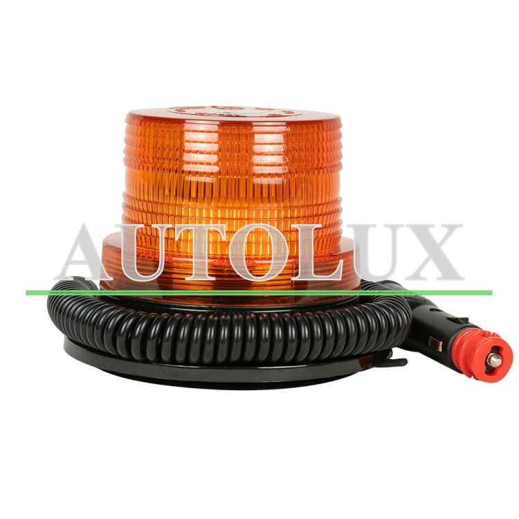 Girofaro destellante rotativo perfil bajo- ambar. Referencia JBM: 52827.