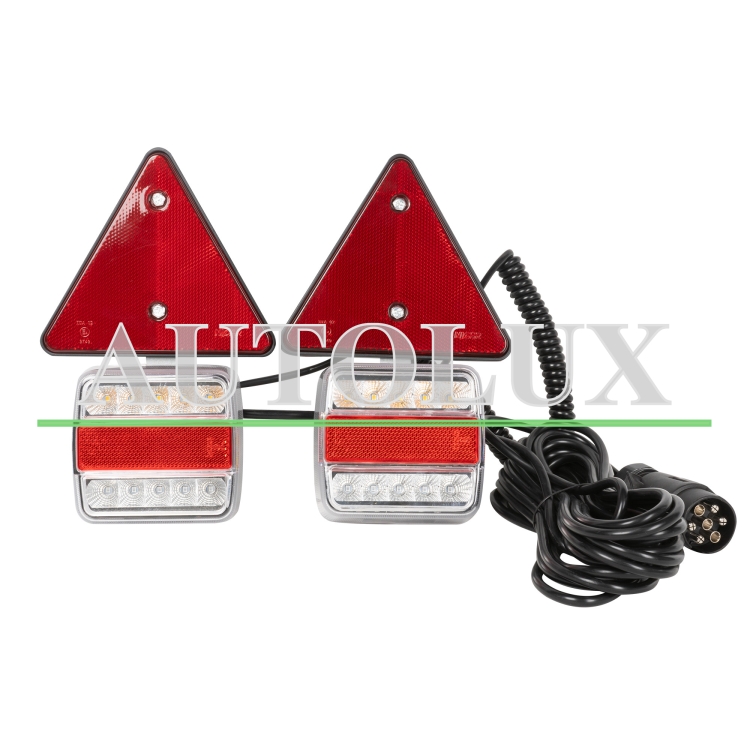 Kit magnético 2 pilotos led y 2 catareflectantes. Referencia JBM: 52839.