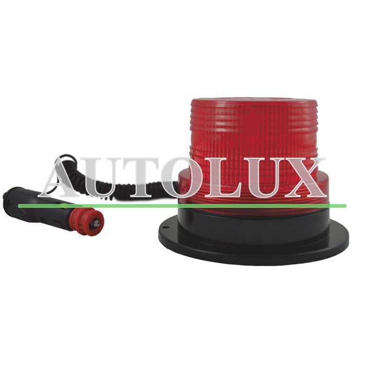 Girofaro destellante rotativo perfil bajo - rojo. Referencia JBM: 52910.
