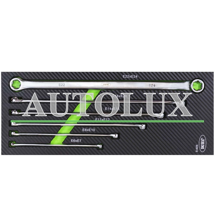 Kit llaves torx extralargas 6 piezas. Referencia JBM: 52912.