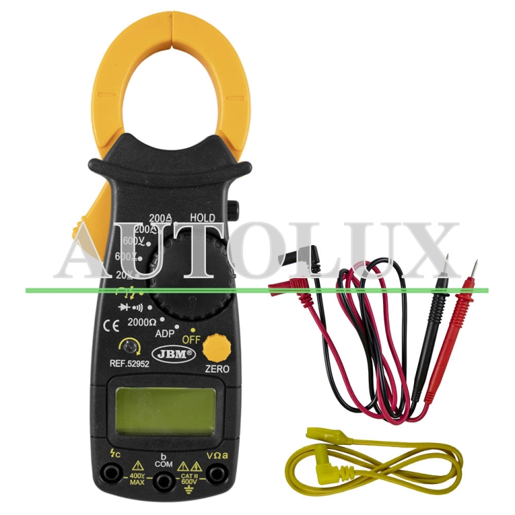 Pinza amperimétrica profesional. Referencia JBM: 52952.