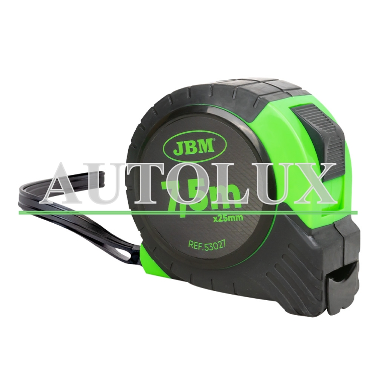 Cinta métrica 7,5m x 25mm. Referencia JBM: 53027.
