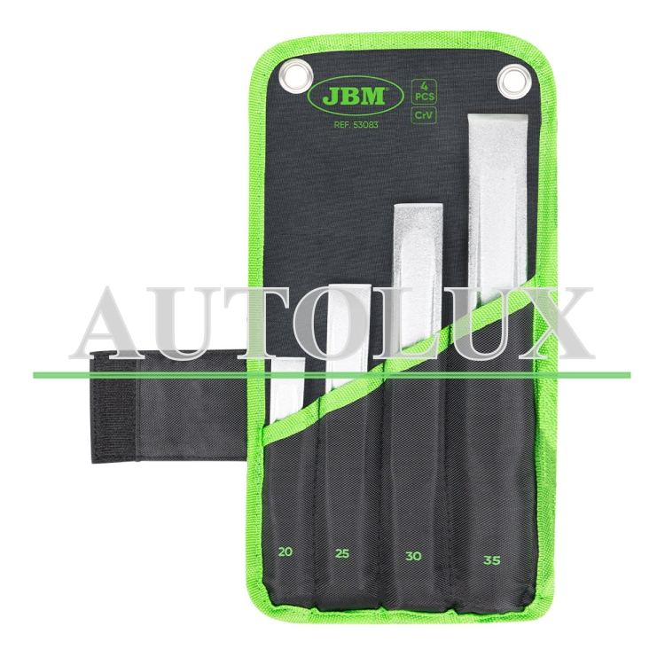 Set cinceles 4 piezas. Referencia JBM: 53083.