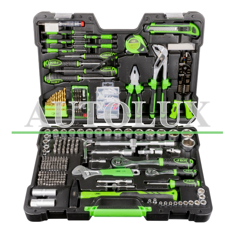 Estuche de herramientas con vasos hexagonales 303 piezas. Referencia JBM: 53212.