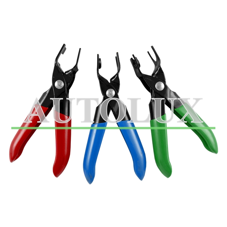 Set alicates para desconexion del tubo de combustible 3 piezas. Referencia JBM: 53445.