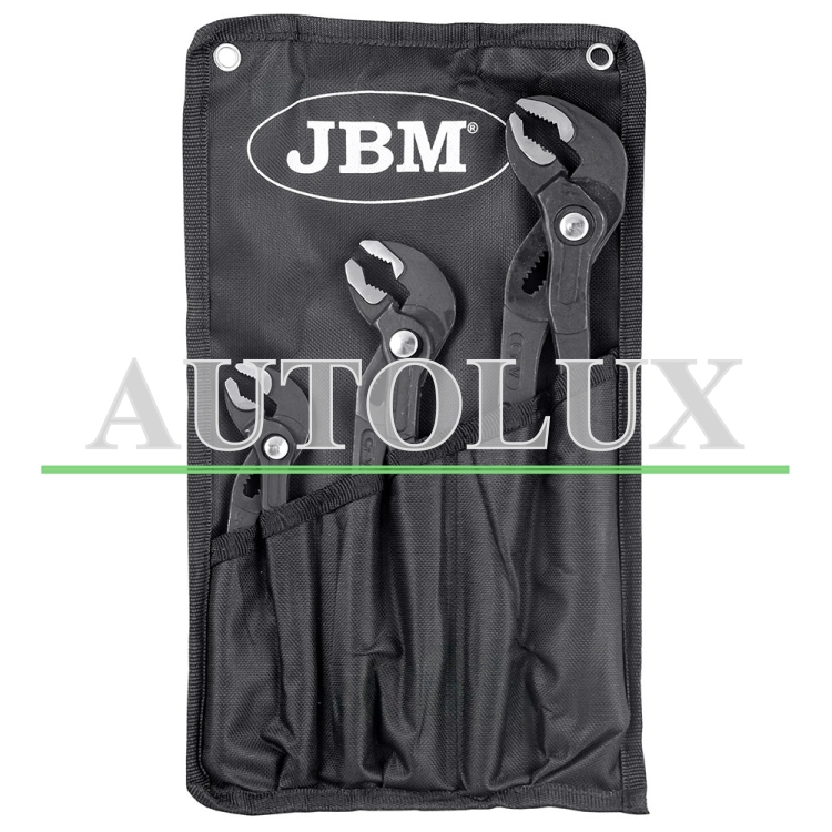 Set alicates ajustables 3 piezas. Referencia JBM: 53483.