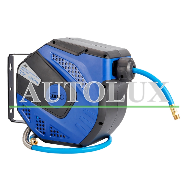 Carrete de manguera de aire 13m - azul. Referencia JBM: 53532.