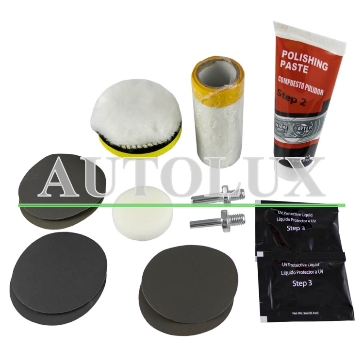 Kit de pulido de faros. Referencia JBM: 53626.