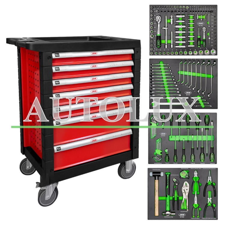 Carro de herramientas 7 cajones - rojo. Referencia JBM: 53686.