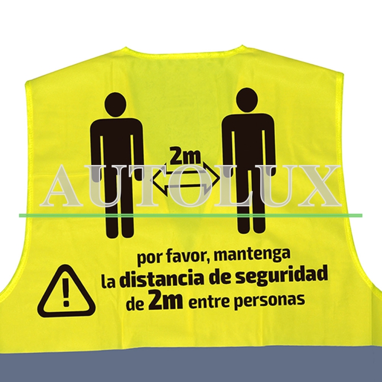 Chaleco de alta visibilidad serigrafiado - 2 metros. Referencia JBM: 53788ES.