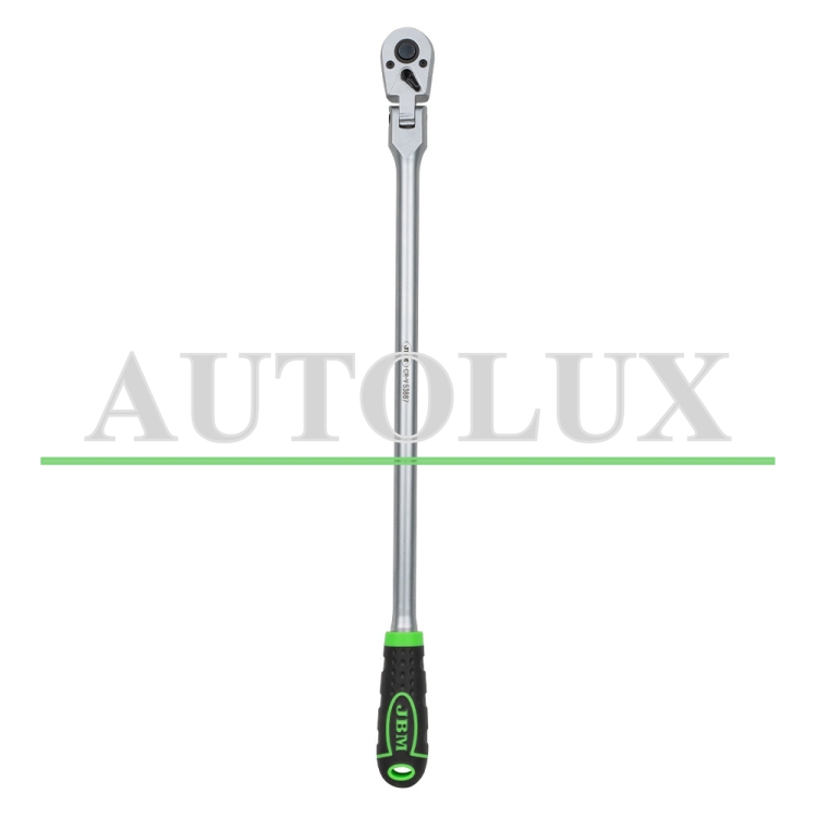 Carraca articulada extra larga de 72 dientes de 3/8