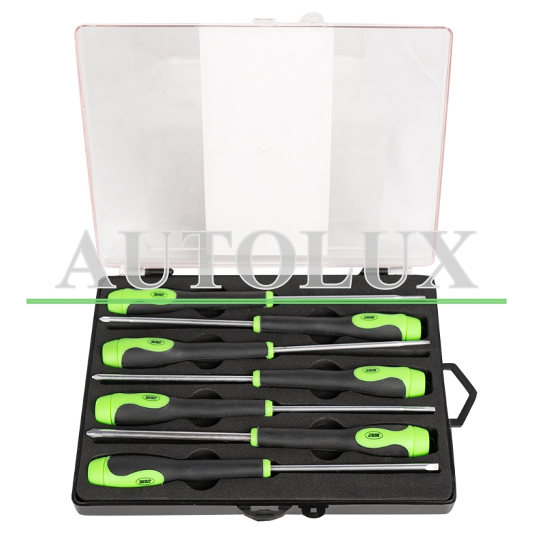 Set de 7 destornilladores largos. Referencia JBM: 53917.