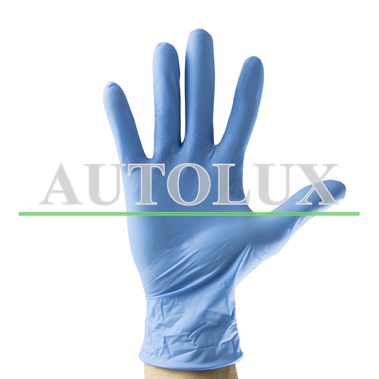 Guantes azul desechables de nitrilo talla: m . Referencia JBM: 53984.