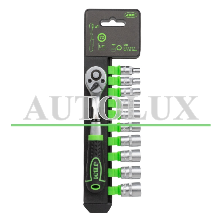 Carraca 72 dientes con vasos hexagonales 1/4