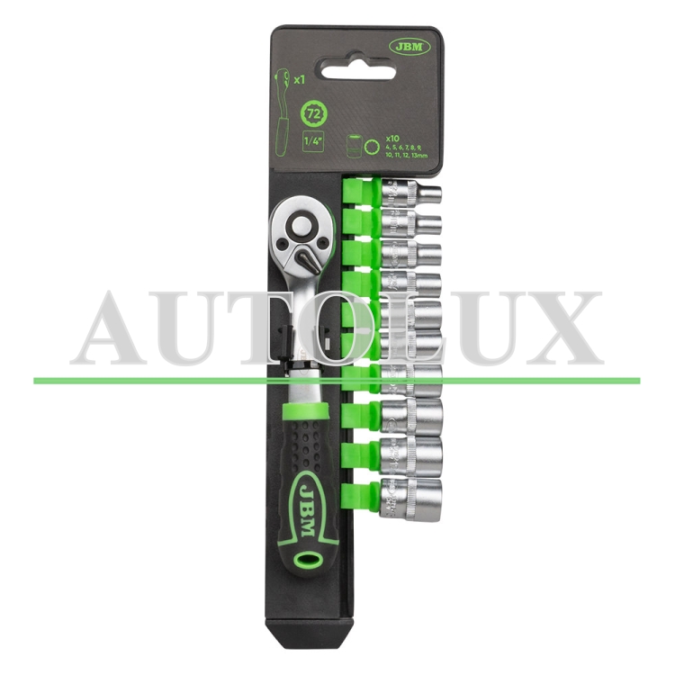 Carraca 72 dientes con vasos de 12 cantos 1/4