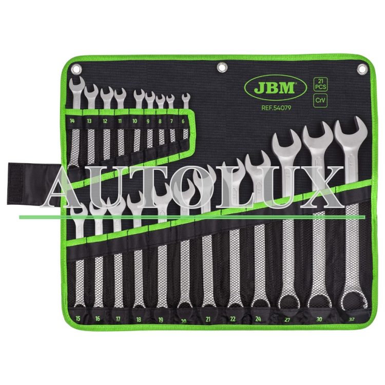 Kit llaves combinadas 21 piezas. Referencia JBM: 54079.