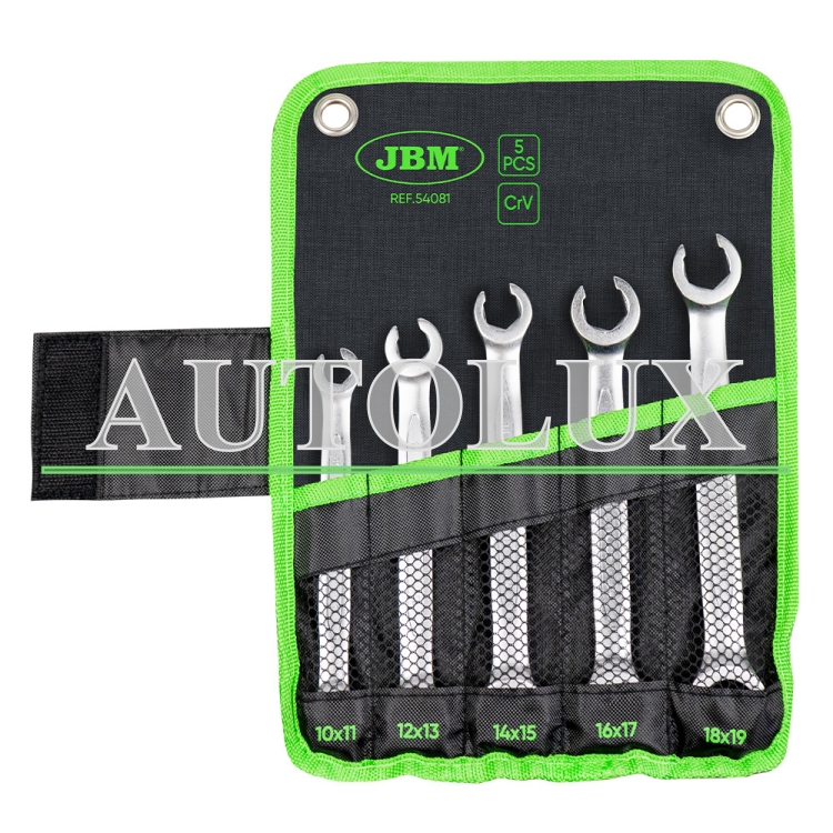 Kit llaves combinadas 6 cantos 5 piezas. Referencia JBM: 54081.