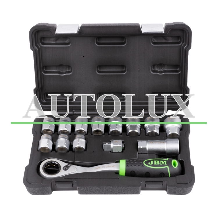 Estuche de herramientas go-through 14 piezas. Referencia JBM: 54090.