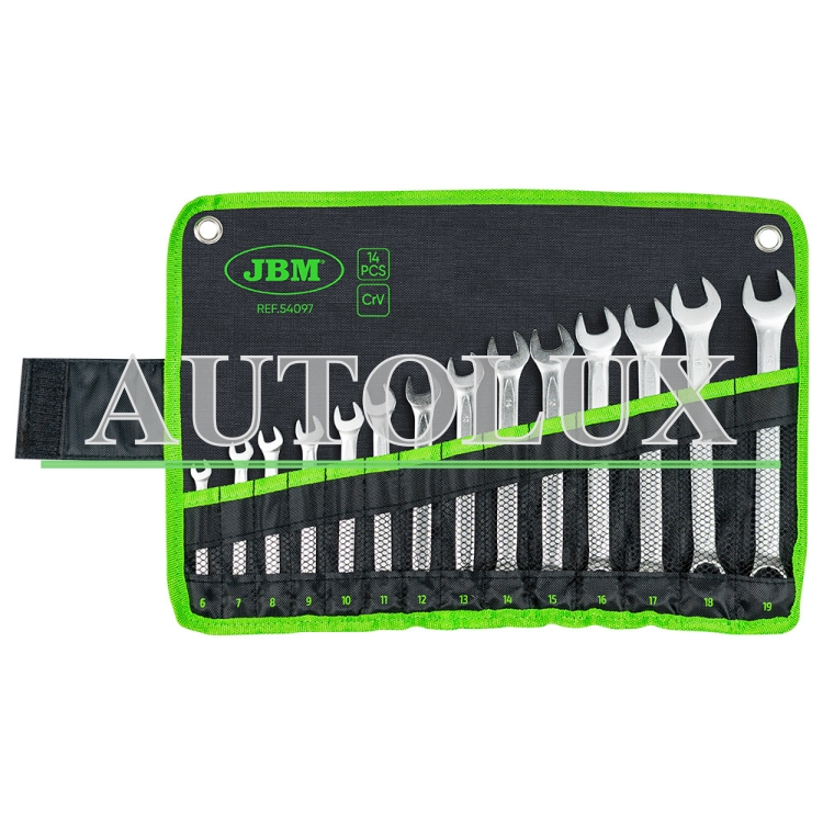 Kit llaves combinadas 14 piezas. Referencia JBM: 54097.