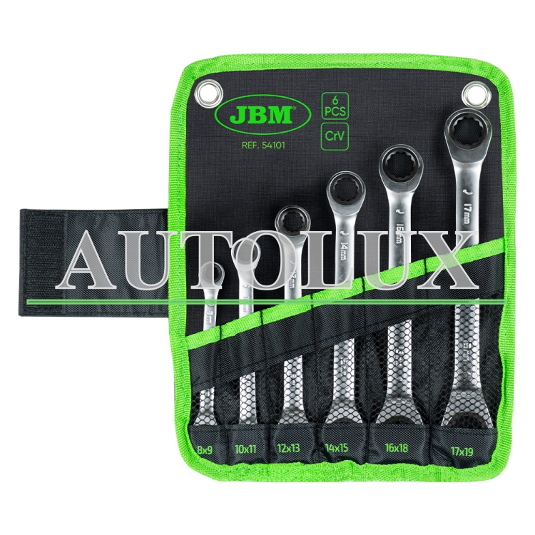 Kit llaves trinquete 6 llaves. Referencia JBM: 54101.