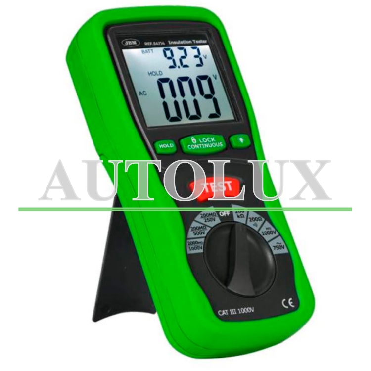 Medidor de aislamiento. Referencia JBM: 54114.