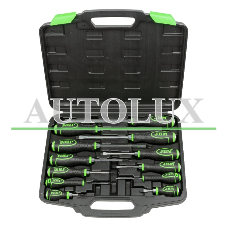 Juego de destornilladores de golpeo punta imantada. Referencia JBM: 54126.