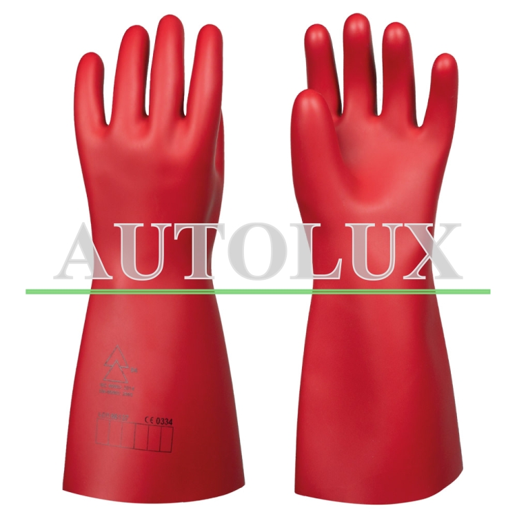 Guantes aislantes para trabajos en tensión talla: 9. Referencia JBM: 54130.