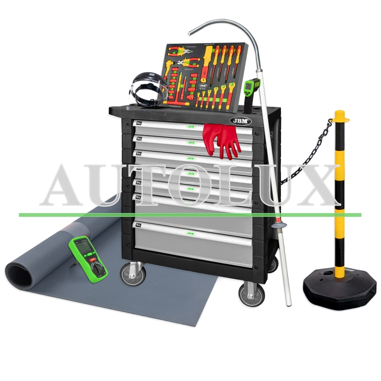 Carro de herramientas 7 cajones - especial - gris. Referencia JBM: 54233.