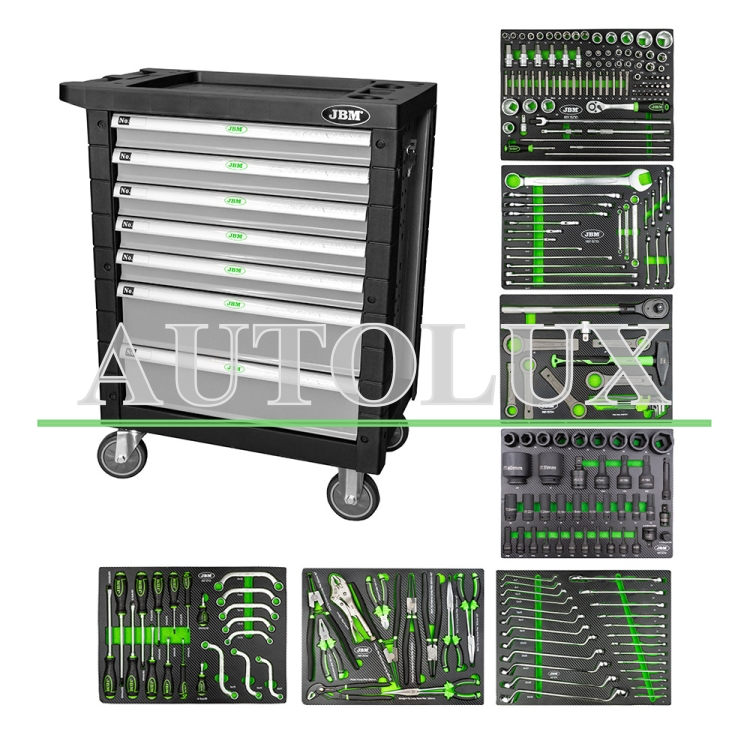 Carro de herramientas 7 cajones - especial camión - gris. Referencia JBM: 54237.