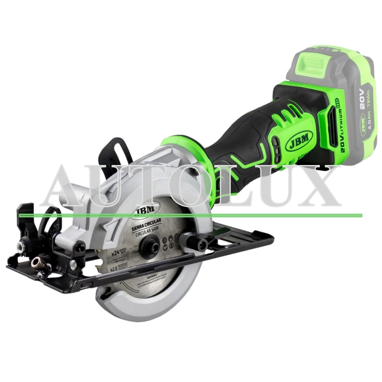 Mini sierra circular a batería. Referencia JBM: 60011.