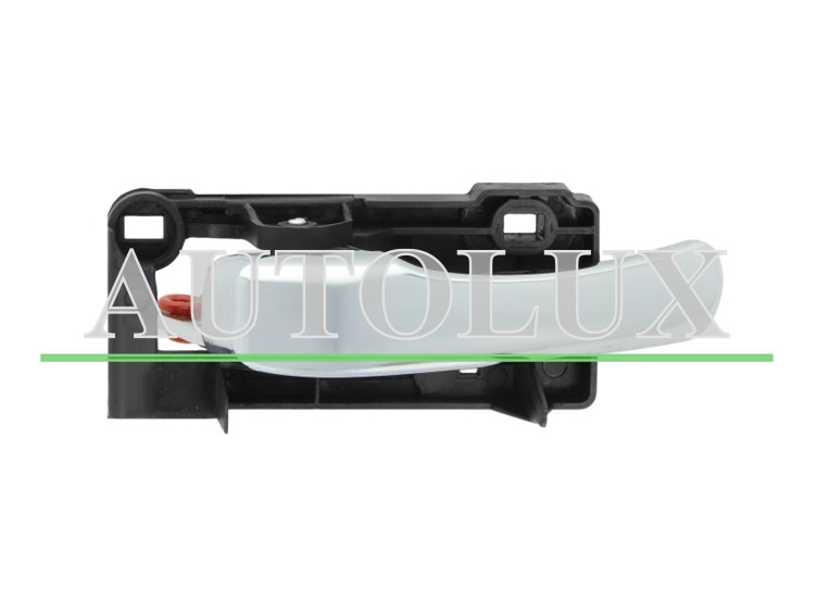 Maneta de puerta interior alfa romeo 147 2000-2004 con palanca cromada / base negra / delantera izquierda.  Referencia OE:46736147