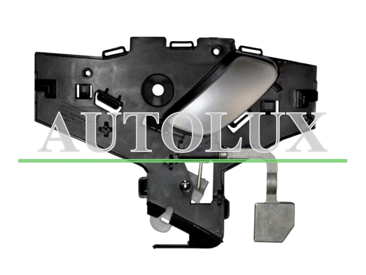 Maneta de puerta interior citroen c5 2000-2005 con palanca plata / base negra / delantera izquierda.  Referencia OE:9143H7
