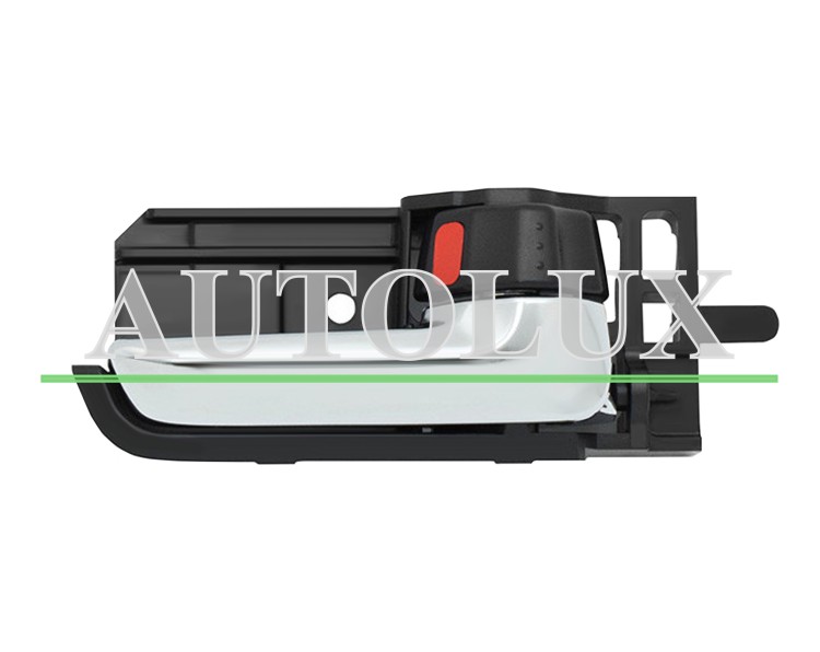 Maneta de puerta interior fiat sedici 2006-2013 con palanca cromada / base negra / delantera derecha.  Referencia OE:83110