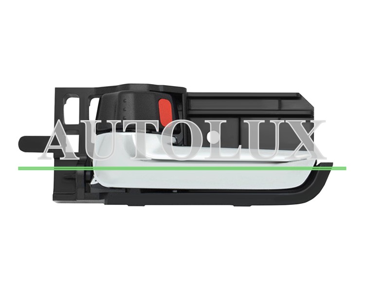 Maneta de puerta interior fiat sedici 2006-2013 con palanca cromada / base negra / trasera izquierda.  Referencia OE:83120