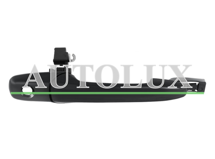 Maneta de puerta exterior mazda 3 2007-2009 negra / con agujero llave / delantera derecha.  Referencia OE:GJ6E