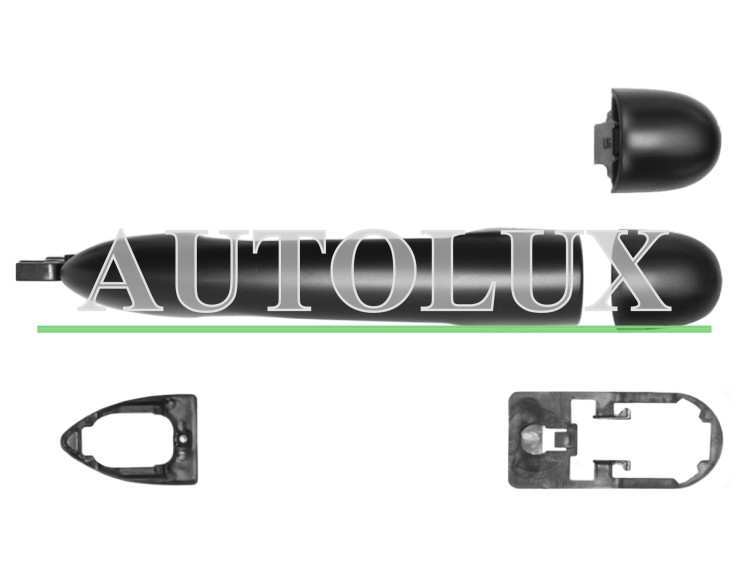 Maneta de puerta exterior renault espace 2002-2006 negra / delantera izquierda.  Referencia OE:8200452520