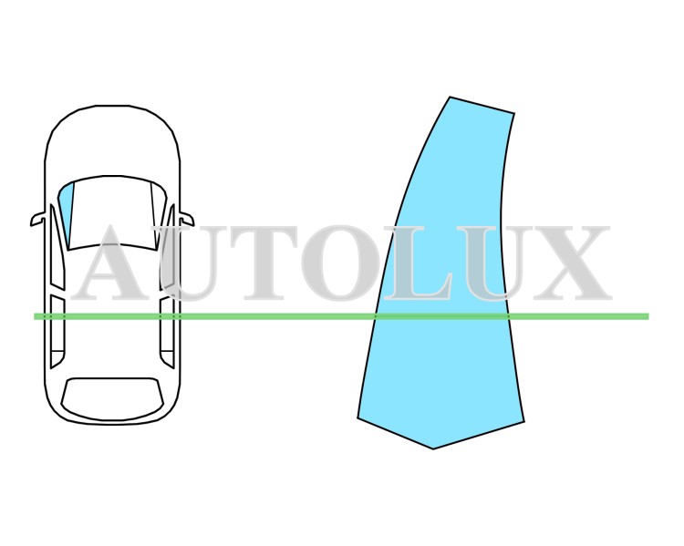Parabrisas citroen c3 picasso 2009-2012 delantero / verde / izquierdo. Referencia Eurocode: 2742LGSM5FQ