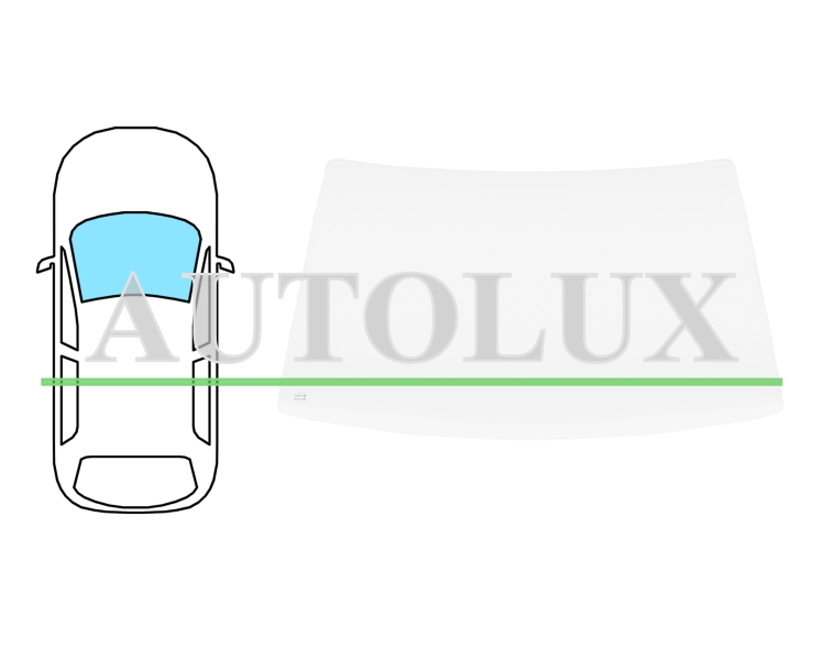 Parabrisas nissan vanette 1981-2001 delantero / incoloro. Referencia Eurocode: 5997ACL