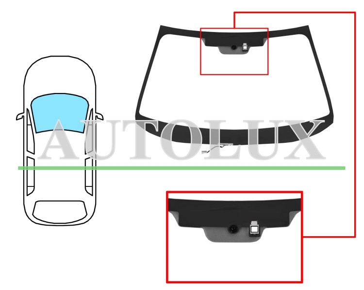 Parabrisas subaru legacy 2010-2014 4 puertas / familiar / delantero / verde / termico / con base espejo / con sensor. Referencia Eurocode: 7936AGNHMV1B