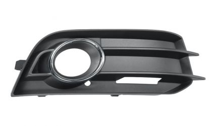 REJILLA AUDI A1 2010-2014 PARACHOQUES DELANTERO / CON ANTINIEBLA / CON CERQUILLO CROMADO / DERECHO